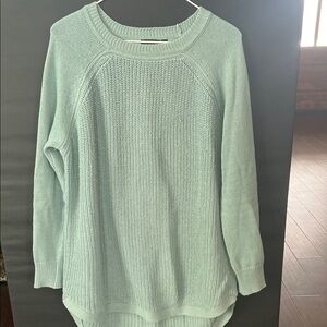 RD Style Light Green Women's Crew Neck Sweater